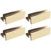 Temple &amp; Webster Blanca Stainless Steel Shower Screen Clip