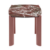 Temple &amp; Webster Marilyn Merlot Marble Coffee &amp; Side Table Set