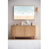 Temple &amp; Webster Serene Swell Framed Canvas Wall Art