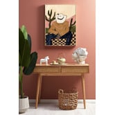 Temple &amp; Webster Wildflower Rider Framed Canvas Wall Art