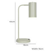 Temple &amp; Webster 44cm Noah Desk Lamp with USB