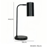 Temple &amp; Webster 44cm Noah Desk Lamp with USB