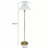 Temple &amp; Webster Mabel Metal Floor Lamp