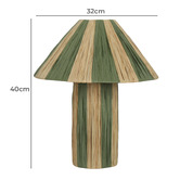 Temple &amp; Webster Kali Raffia Table Lamp