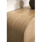 Temple &amp; Webster 170cm Florence Premium 4 Door Oak Wood Sideboard