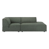 Temple &amp; Webster Russo Chaise &amp; Corner Lounge Chair Set