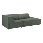 Temple &amp; Webster Russo Chaise &amp; Corner Lounge Chair Set