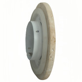 Temple &amp; Webster Clinton Travertine LED Wall Sconce