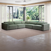 Temple &amp; Webster Russo Oversized Armless Lounge Chair