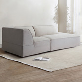 Temple &amp; Webster Russo Upholstered Chaise Lounge