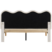 Temple &amp; Webster Alina Wavy Upholstered Bed