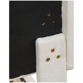 Temple &amp; Webster Alina Wavy Upholstered Bed