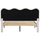 Temple &amp; Webster Alina Wavy Upholstered Bed