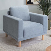 Temple &amp; Webster High-Performance Warwick Fabric Orson Armchair
