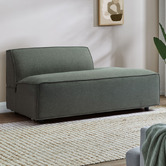 Temple &amp; Webster Russo Upholstered Chaise Lounge