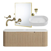 Temple &amp; Webster Airlie Hamptons Bathroom 1200mm Vanity Package