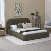 Temple &amp; Webster Emery Upholstered Bed