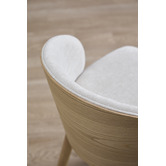 Temple &amp; Webster 65cm Colby Upholstered Bentwood Bar Stool