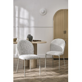 Temple &amp; Webster Jenna Boucle Dining Chairs