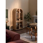 Temple &amp; Webster Joane 4 Door Display Cabinet