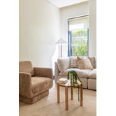 Temple &amp; Webster Caterina Solid Oak Side Table
