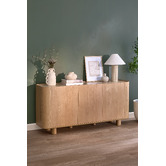 Temple &amp; Webster 150cm Premium Magnus Travertine Stone Sideboard