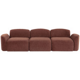 Temple &amp; Webster Cami 4 Seater Chenille Modular Sofa