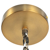 Temple &amp; Webster Aubrey Leather 6 Light Pendant