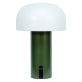 Temple &amp; Webster Jaden Metal Mushroom LED Cordless Touch Table Lamp