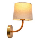 Temple &amp; Webster Kala Linen Wall Light