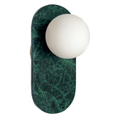 Temple &amp; Webster Green Kye Marble Wall Light