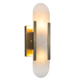 Temple &amp; Webster Sawyer Alabaster Wall Sconce