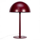 Temple &amp; Webster Teo Red Iron Mushroom Table Lamp