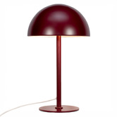 Temple &amp; Webster Teo Red Iron Mushroom Table Lamp