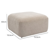 Temple &amp; Webster Cami Chenille Ottoman