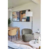 Temple &amp; Webster Libby Upholstered Swivel Accent Chair