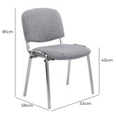 Temple &amp; Webster Stackable Office Conference Chairs