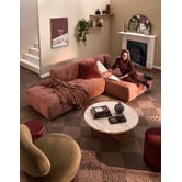Temple &amp; Webster Quinn 4 Seater Upholstered Sofa with Open-End Chaise