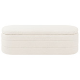 Temple &amp; Webster Cosy Teddy Storage Ottoman Bench