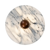 Temple &amp; Webster Hector Marble LED Wall Sconce