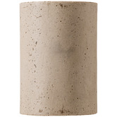 Temple &amp; Webster Lena Travertine-look Wall Sconce