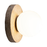 Temple &amp; Webster Hayes Travertine-look Wall Sconce