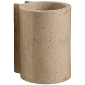Temple &amp; Webster Lena Travertine-look Wall Sconce
