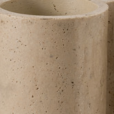 Temple &amp; Webster Lena Travertine-look Wall Sconce