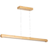 Temple &amp; Webster Omar Rubberwood LED Pendant Light