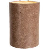 Temple &amp; Webster Lena Travertine-look Wall Sconce