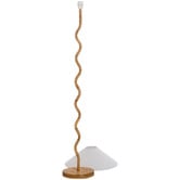 Temple &amp; Webster Marcy Wicker Floor Lamp