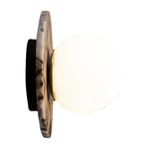 Temple &amp; Webster Terra Calacatta Viola Marble Wall Sconce