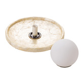 Temple &amp; Webster Riley Capiz Shell Wall Sconce