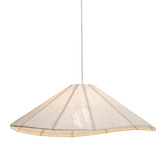 Temple &amp; Webster Tamsin Organic Linen Pendant Light